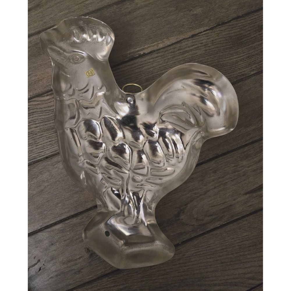 Copper Rooster Chicken Jello Mold Wall Hanging VTG Farmhouse Cottage Kitchen 11" - Picture 13 of 15